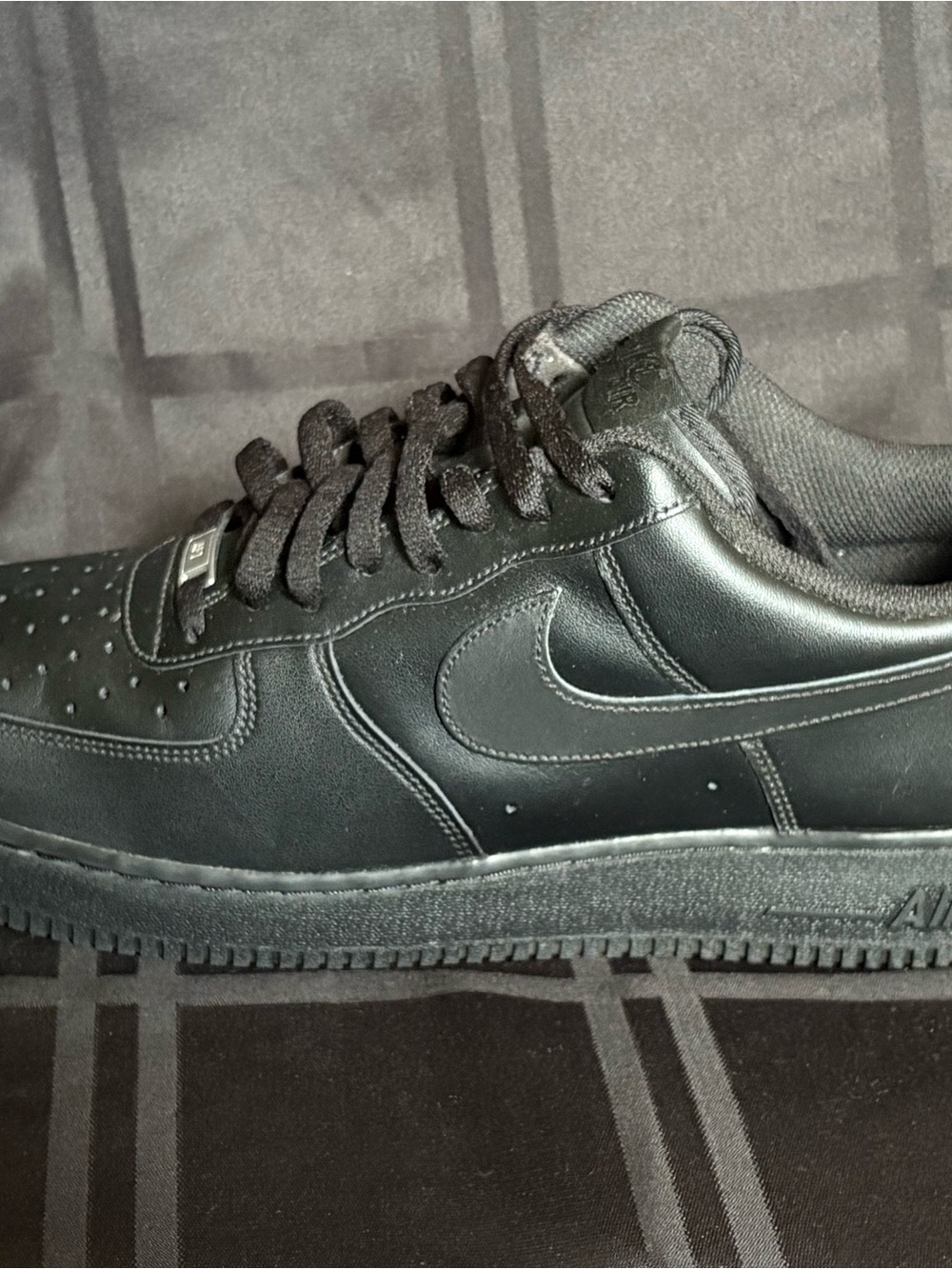 Nike Air Force 1 Low '07 Men Size 15 Black Shoes Sneakers CW2288-001 No Box